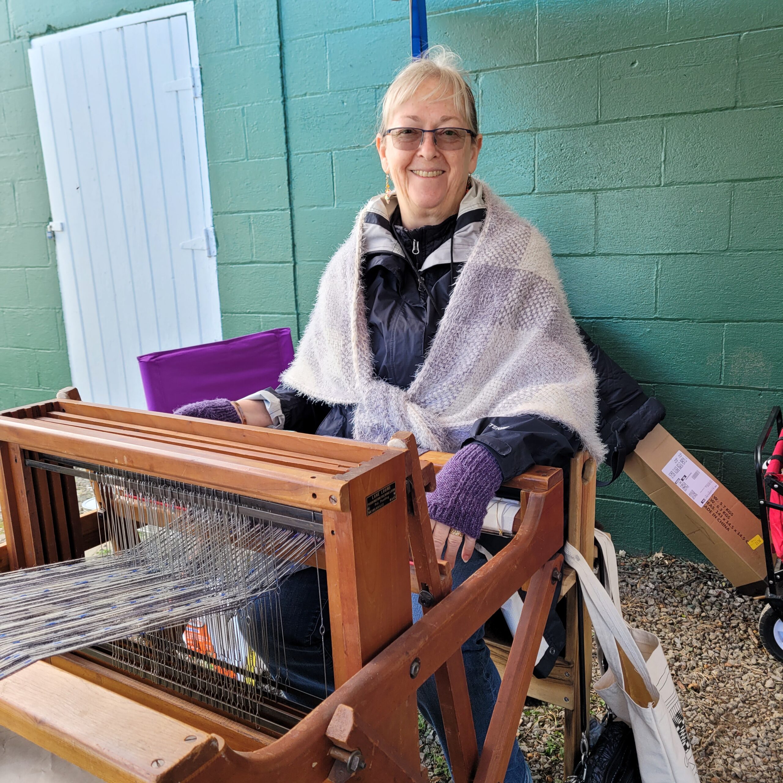 weaving demo at SVFF 2022